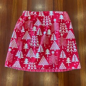 Kids Girls Toddler Skirt Christmas Size 3T Elastic Waist Cotton New Reversible